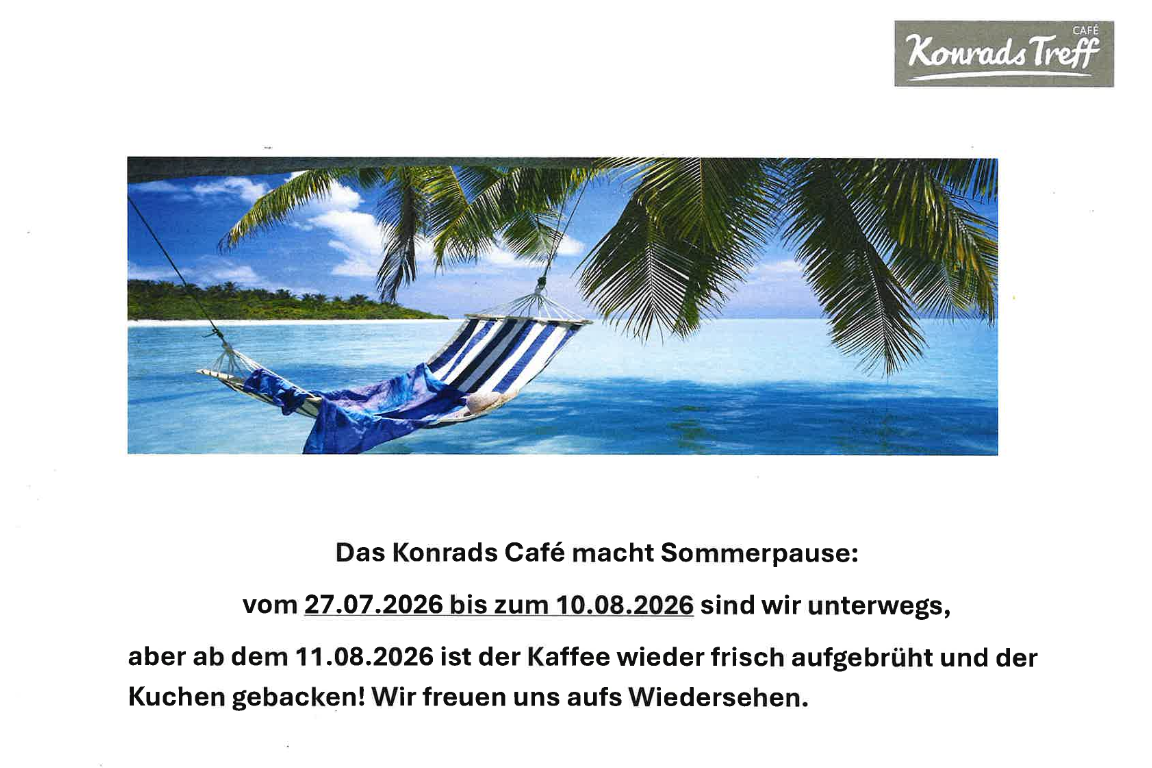 Konradtreff-Pause