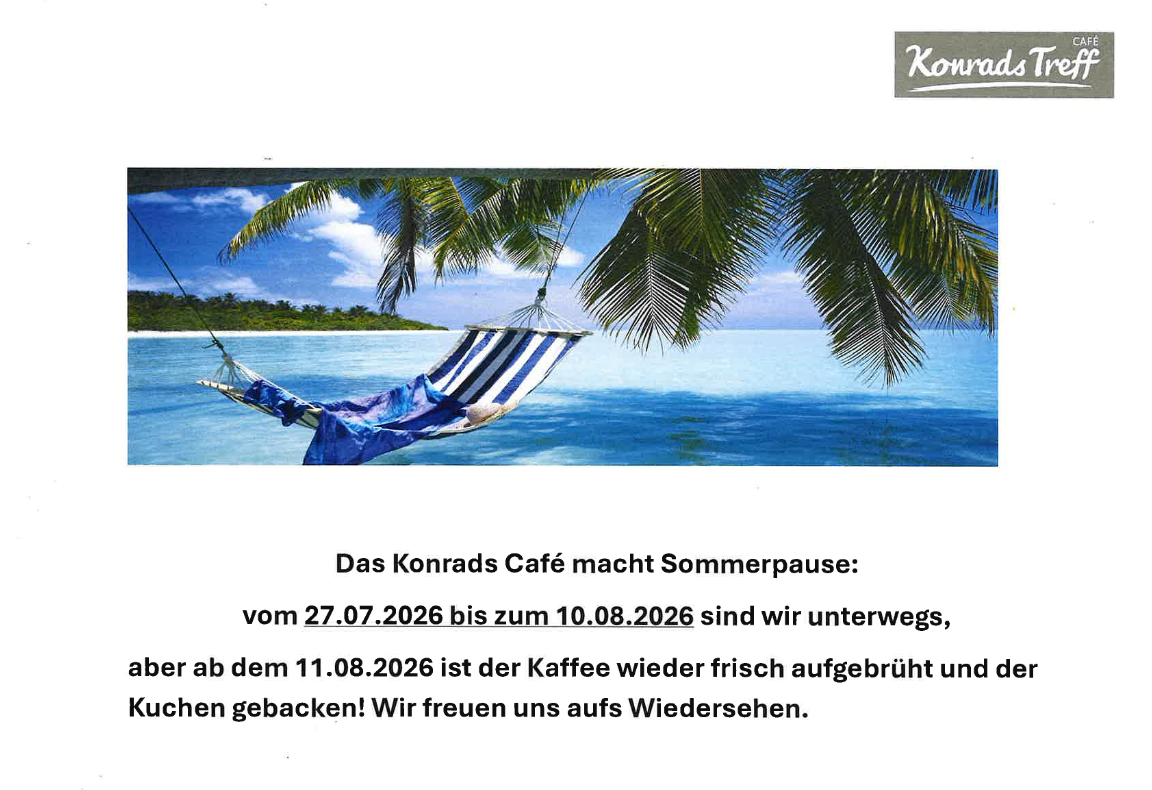 Konradtreff-Pause