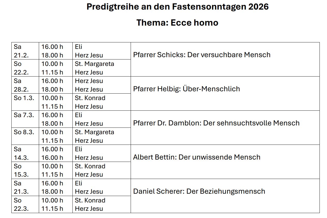 Predigtreihe-Fastensonntage